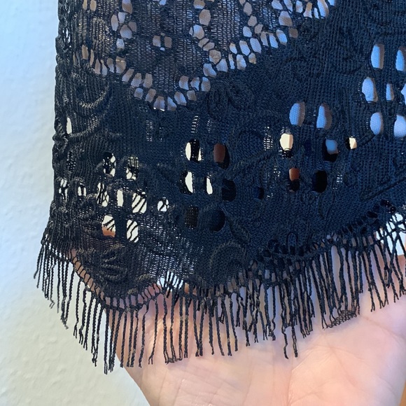 NWT Soieblu black lace tank midi dress - Picture 9 of 12